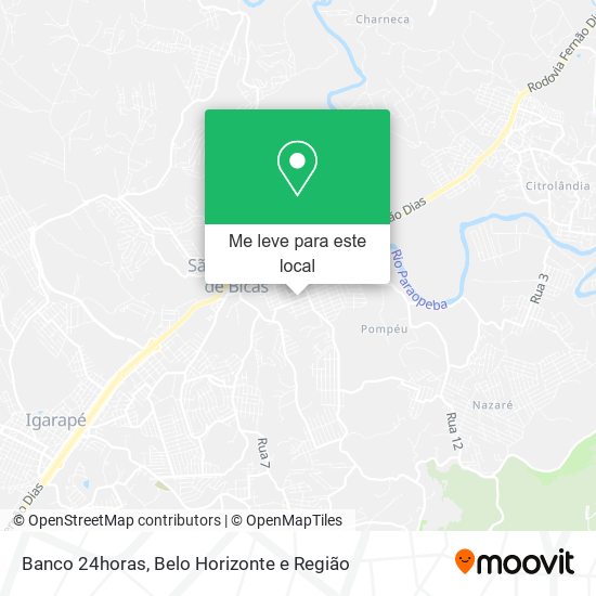 Banco 24horas mapa