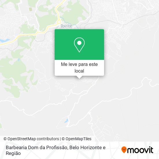 Barbearia Dom da Profissão mapa