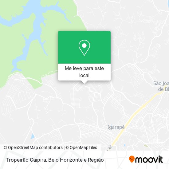 Tropeirão Caipira mapa