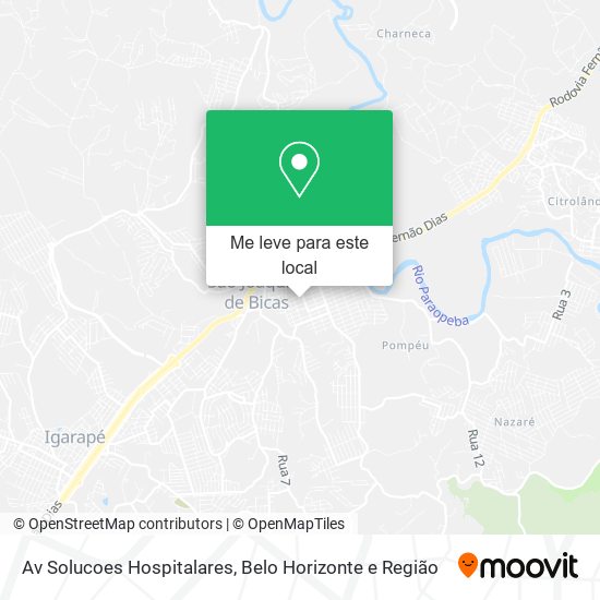 Av Solucoes Hospitalares mapa