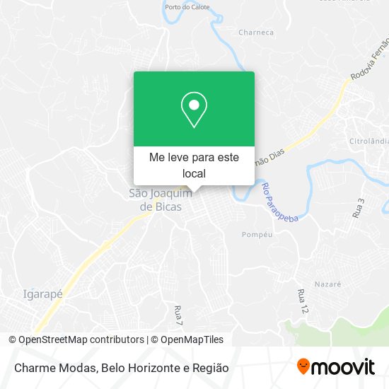 Charme Modas mapa