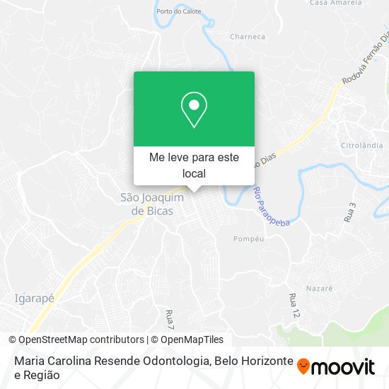 Maria Carolina Resende Odontologia mapa