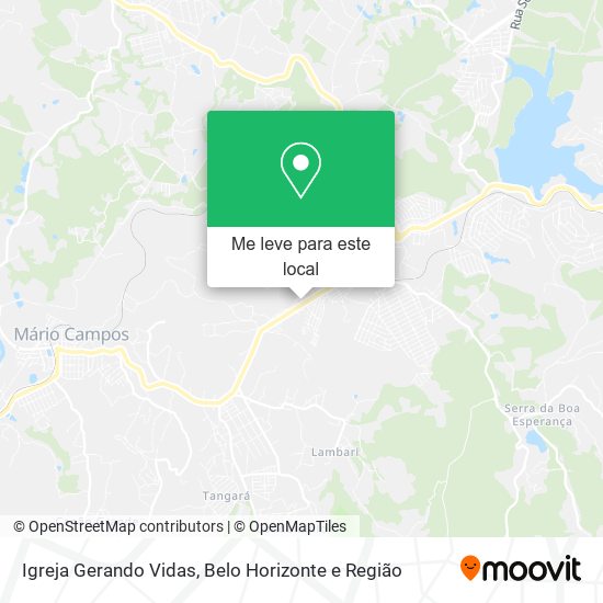 Igreja Gerando Vidas mapa