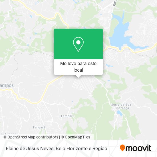 Elaine de Jesus Neves mapa
