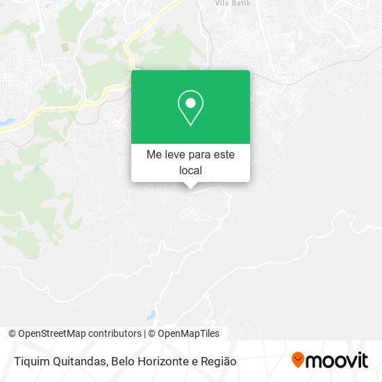 Tiquim Quitandas mapa
