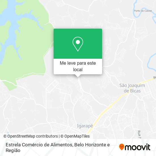 Estrela Comércio de Alimentos mapa