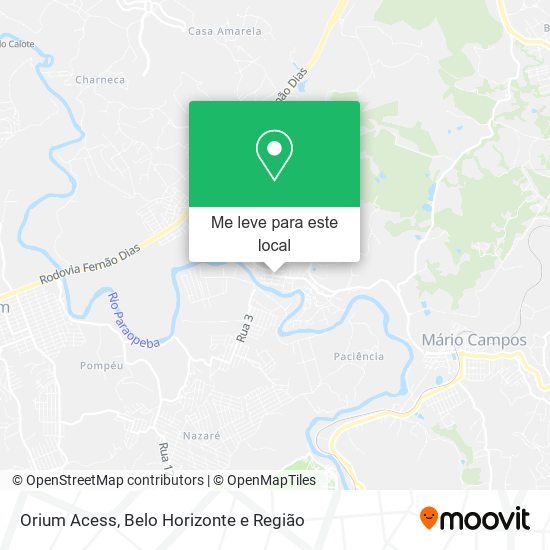 Orium Acess mapa