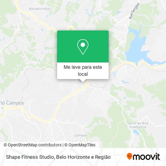 Shape Fitness Studio mapa