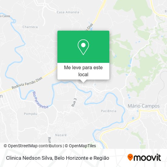 Clinica Nedson Silva mapa