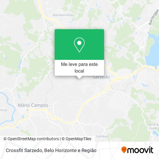Crossfit Sarzedo mapa