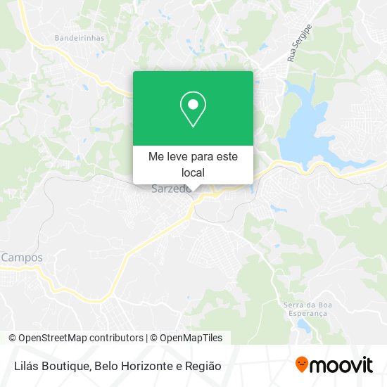 Lilás Boutique mapa