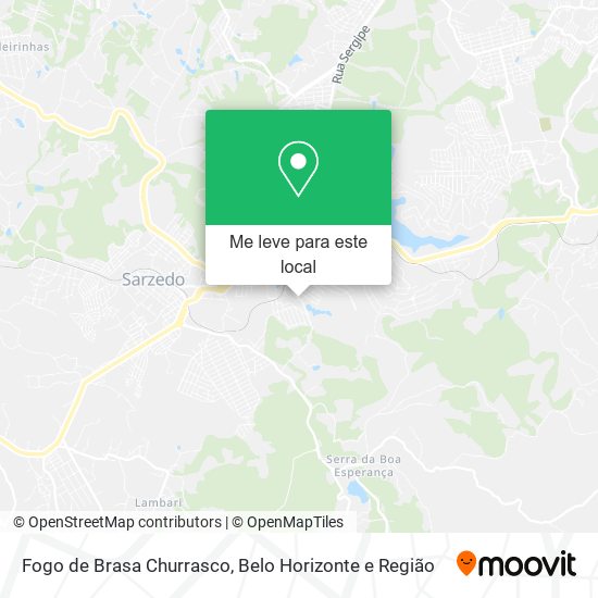 Fogo de Brasa Churrasco mapa