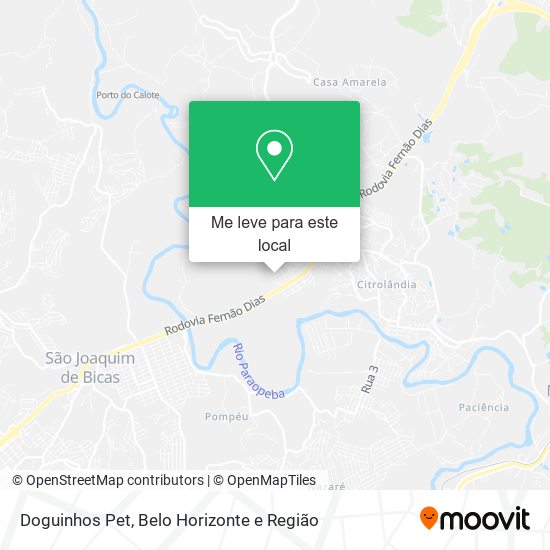 Doguinhos Pet mapa