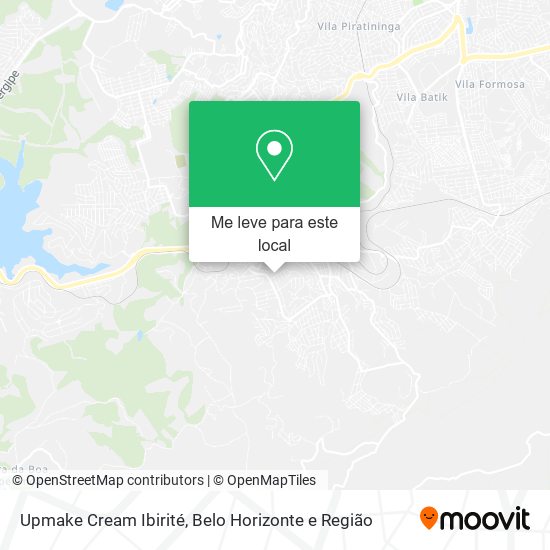 Upmake Cream Ibirité mapa