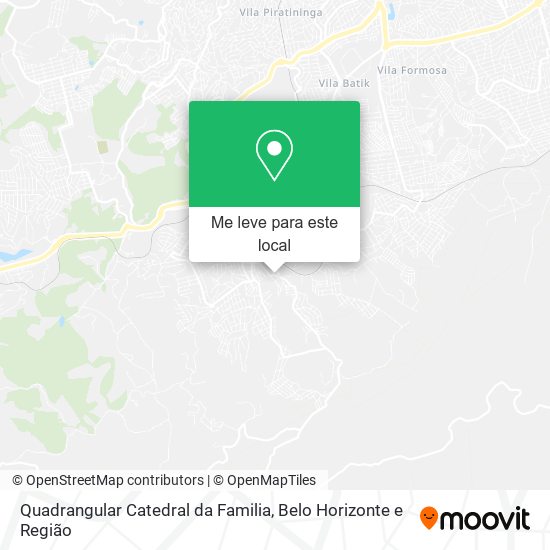 Quadrangular Catedral da Familia mapa
