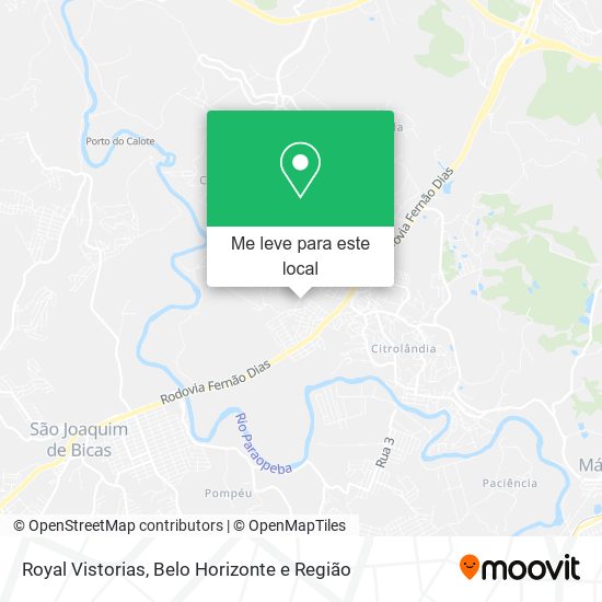 Royal Vistorias mapa