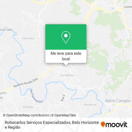 Robecarlos Serviços Especializados mapa