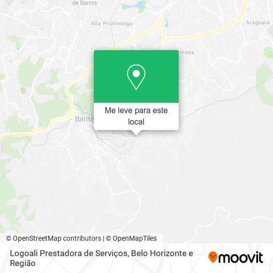 Logoali Prestadora de Serviços mapa