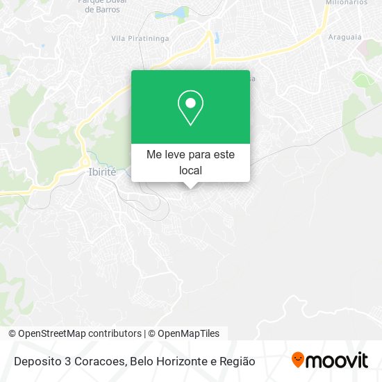 Deposito 3 Coracoes mapa