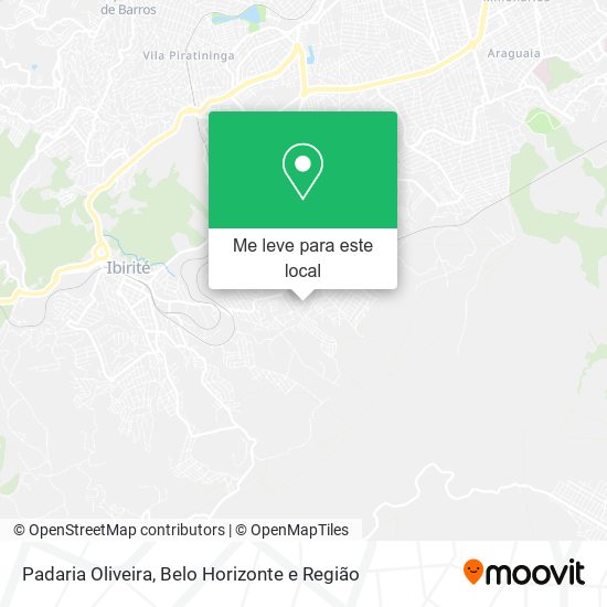 Padaria Oliveira mapa