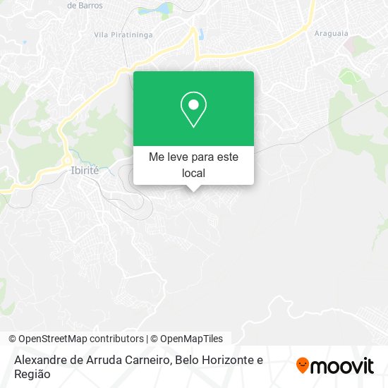 Alexandre de Arruda Carneiro mapa