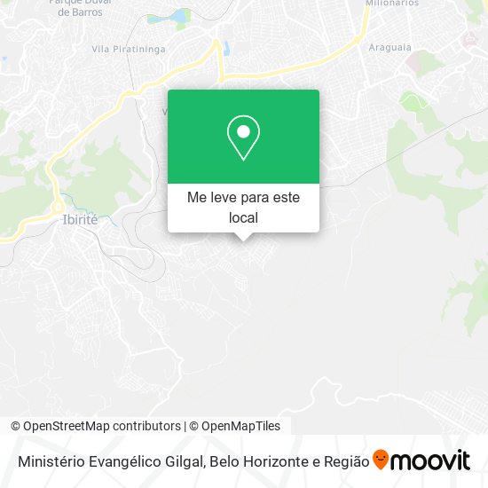 Ministério Evangélico Gilgal mapa