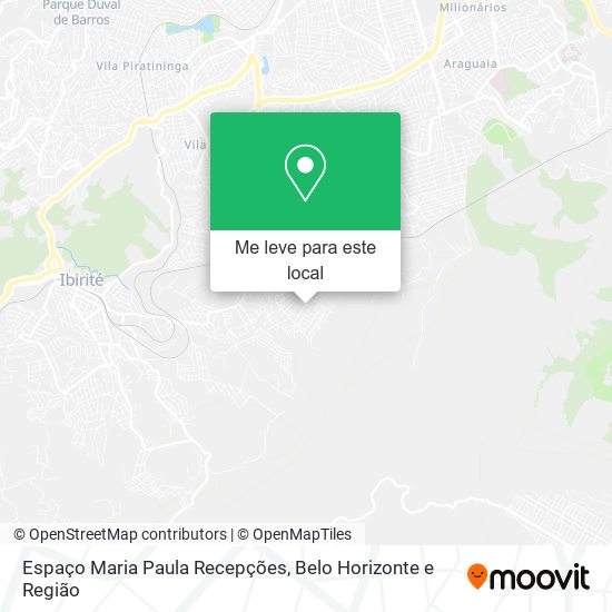Espaço Maria Paula Recepções mapa