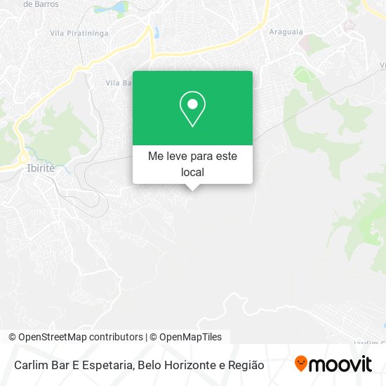 Carlim Bar E Espetaria mapa