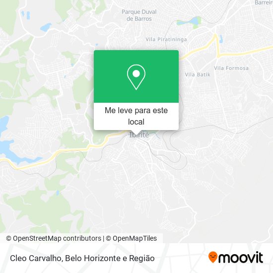 Cleo Carvalho mapa
