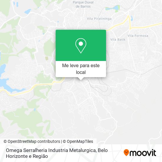 Omega Serralheria Industria Metalurgica mapa