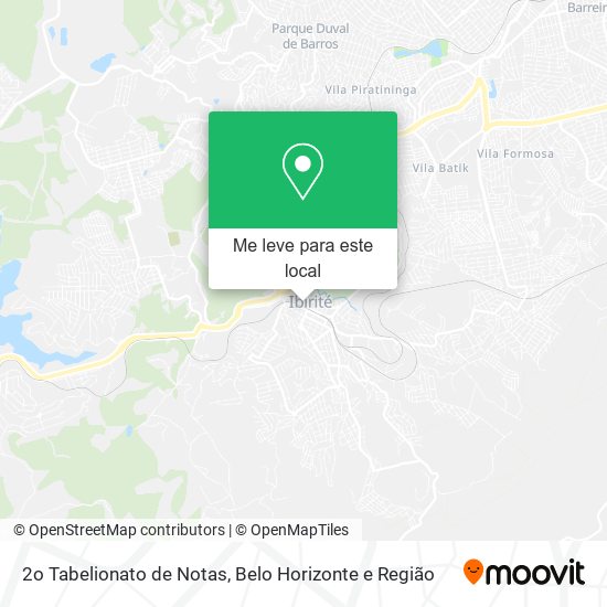 2o Tabelionato de Notas mapa