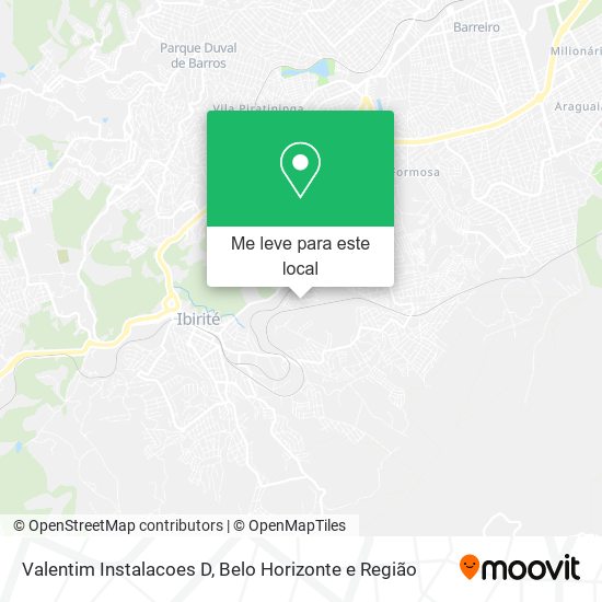 Valentim Instalacoes D mapa