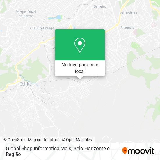 Global Shop Informatica Mais mapa