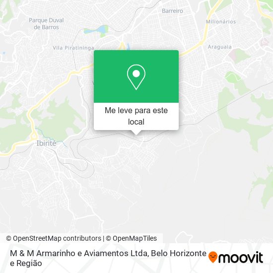 M & M Armarinho e Aviamentos Ltda mapa