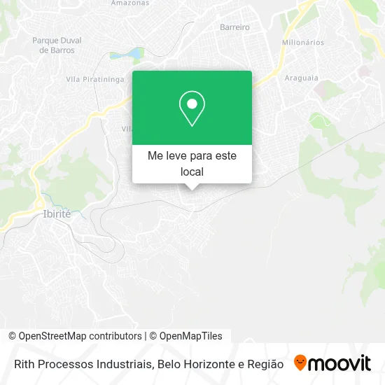 Rith Processos Industriais mapa