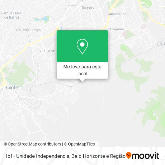 Ibf - Unidade Independencia mapa