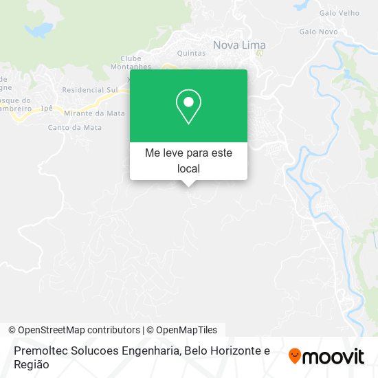 Premoltec Solucoes Engenharia mapa