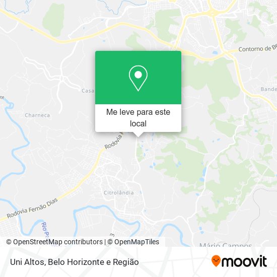 Uni Altos mapa