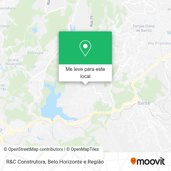 R&C Construtora mapa