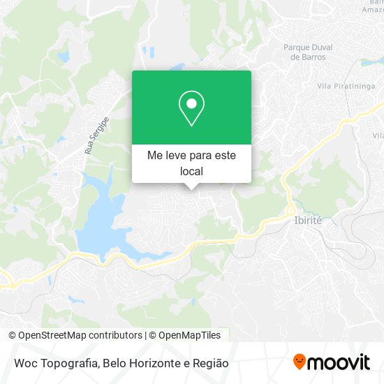 Woc Topografia mapa