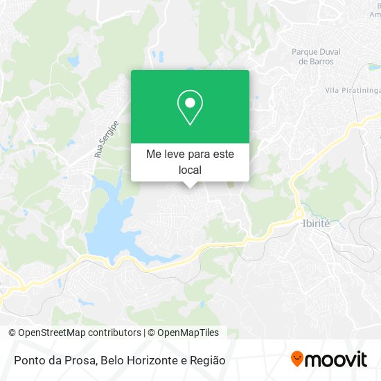 Ponto da Prosa mapa