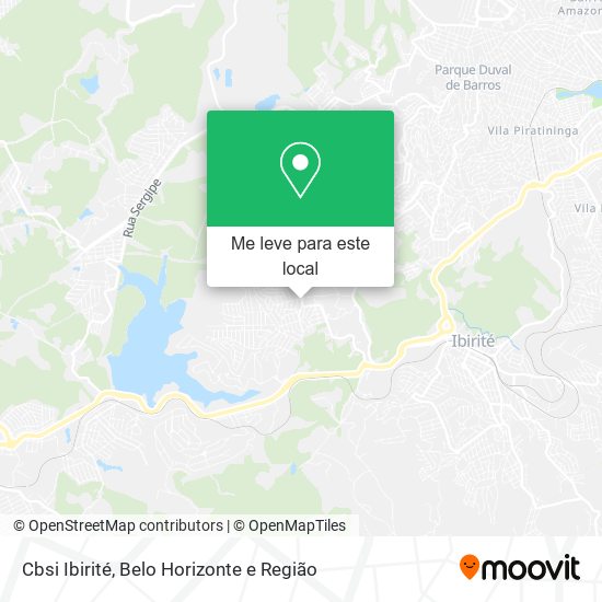 Cbsi Ibirité mapa