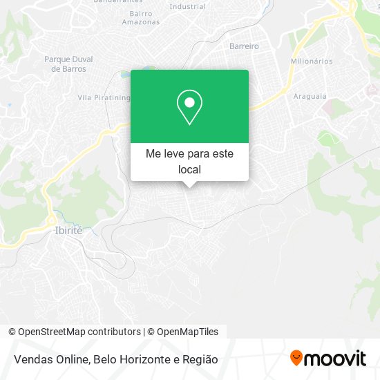 Vendas Online mapa