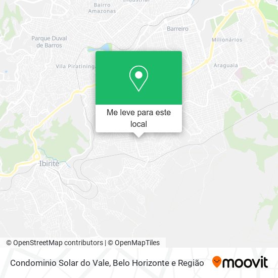 Condominio Solar do Vale mapa