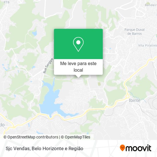 Sjc Vendas mapa
