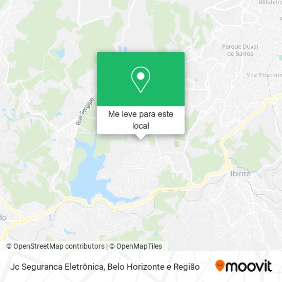 Jc Seguranca Eletrônica mapa