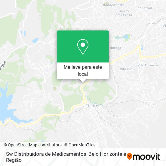 Sw Distribuidora de Medicamentos mapa