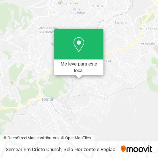 Semear Em Cristo Church mapa