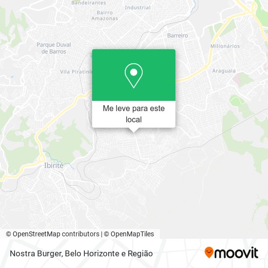 Nostra Burger mapa