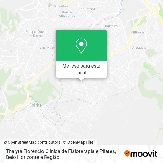 Thalyta Florencio Clinica de Fisioterapia e Pilates mapa